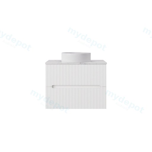 740*455*540mm Matte White Cabarita Morden Wall Hung PVC Cabinet