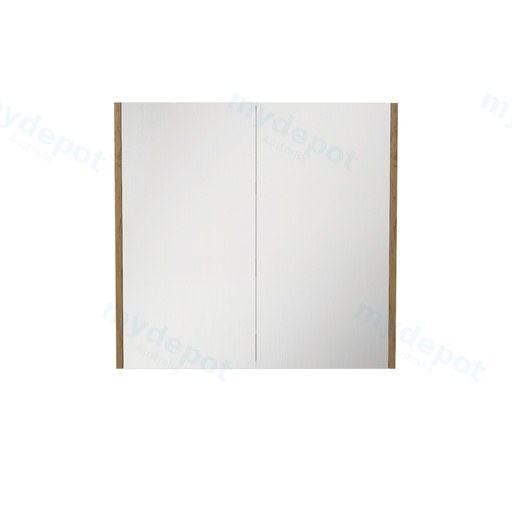 750×720×150mm Prime Oak Camden Pencil Edge Shaving Cabinet