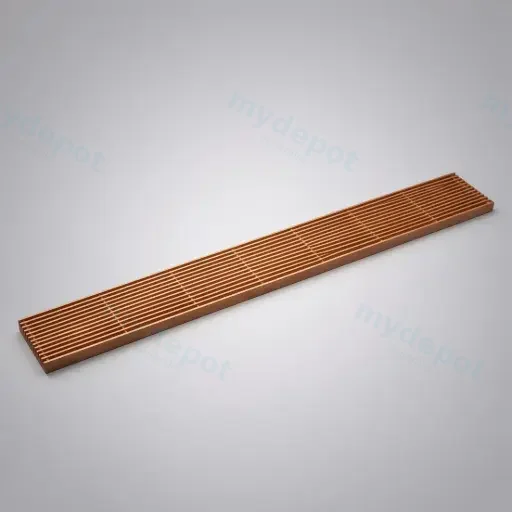 900*100*21mm Electroplated Rose Gold Grills Drain Centre Outlet 80mm
