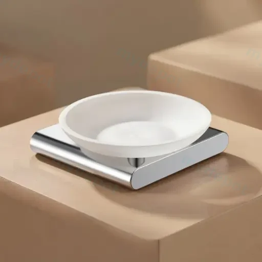 Au Chrome Soap Dish Holder