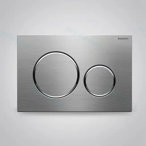 Brushed Stainless Stele With Chrome Trim 115.882.Sn.1