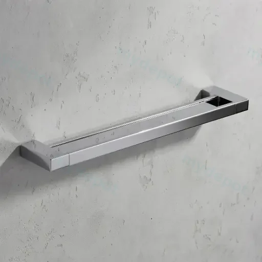Ceram Double Towel Rail 600 mm(Chrome)