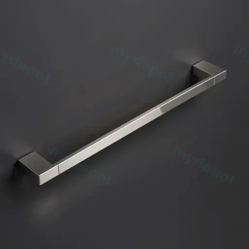 Eden Single Towel Rail 800 mm(Chrome)