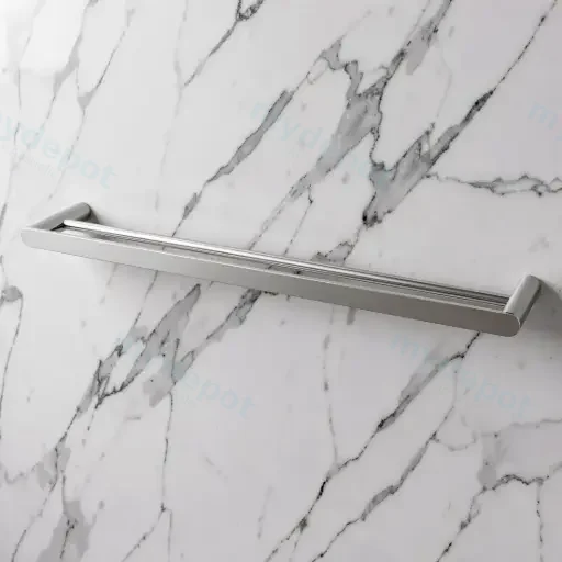 Esperia Chrome Double Towel Rail 600mm