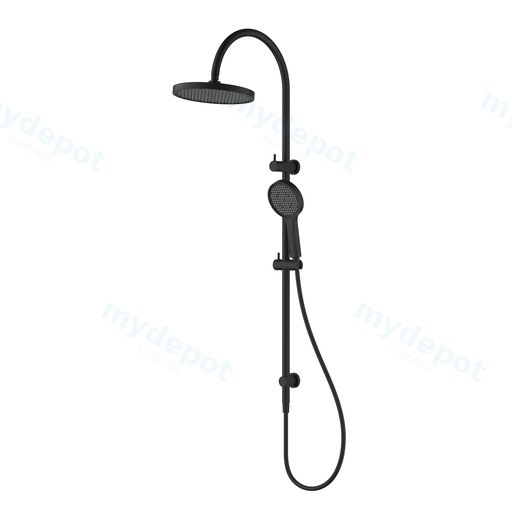 Linie Round Multi-Function Shower Set 255mm Matt Black