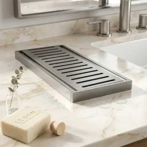 100*100*21mm Muses Gun Metal Grey Ezy Flow Floor Grate(Maximum 5600mm,50mm Waste)