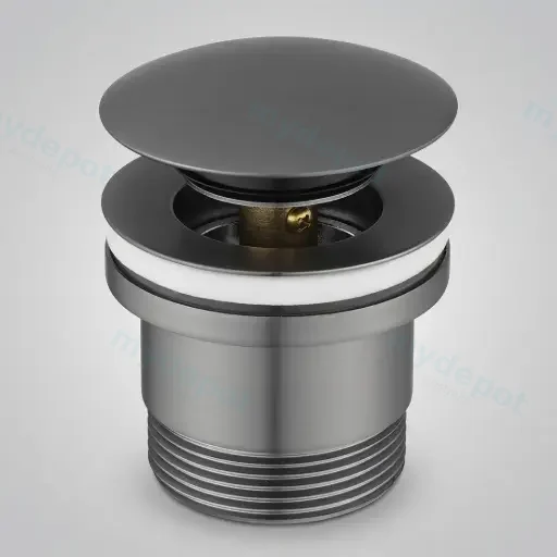 Gun Metal Grey Brass Universal Basin/Bathtub Pop Up Waste
