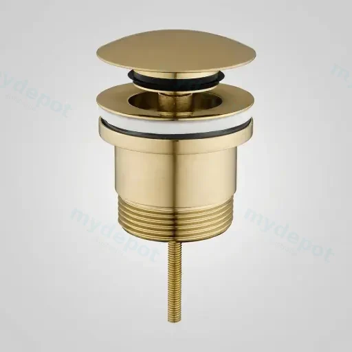 Light Brushed Brass Universal Basin/Bathtub Pop Up Waste