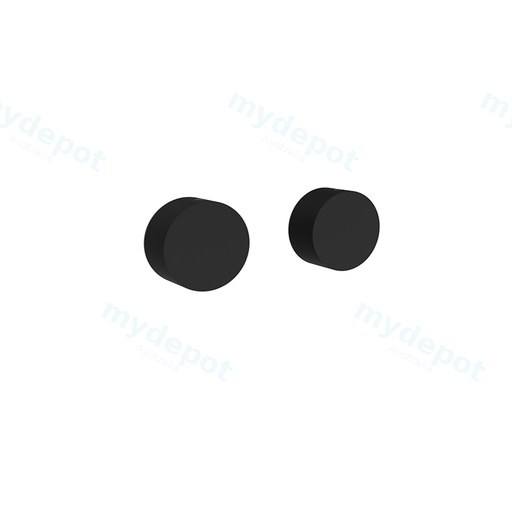 Qi Rund Wall Top Assembly Ceramic Quarter Turn Disc Spindles Matte Black