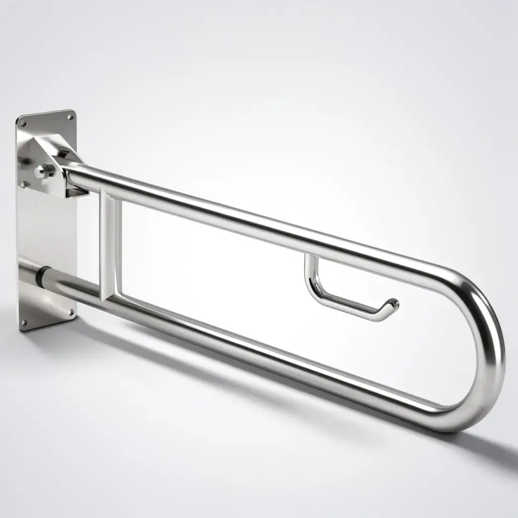 [55701] 100mmWX300mmHmmBradley Australia MapS Drop Down Satin SS Grab Rail