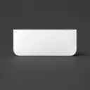 1200mm Matte White Sintered Stone Top Rounded Corner Benchtop