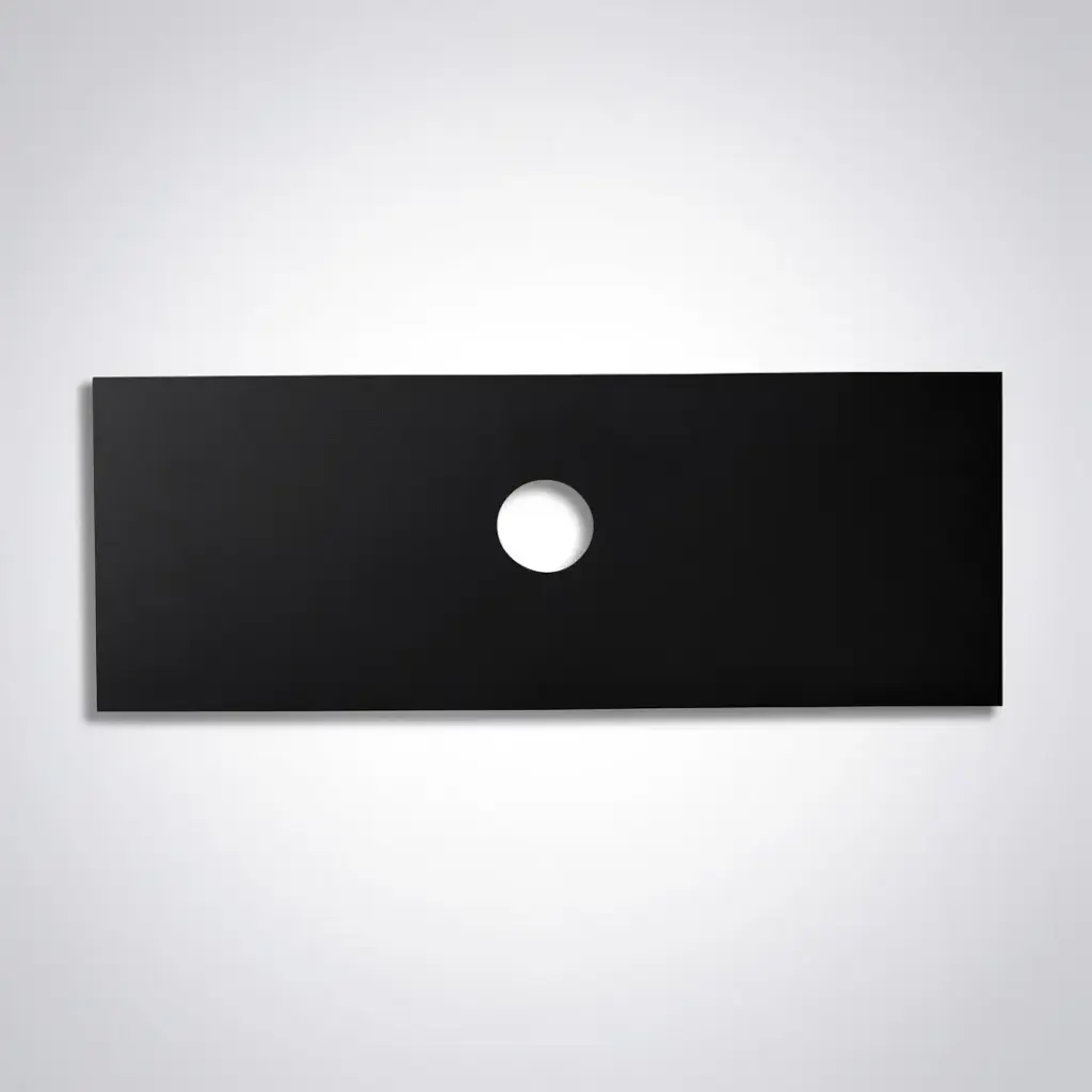 [50685] 1205x465x15mm Balck Zero Silica Quartz Square Corner Stone Top
