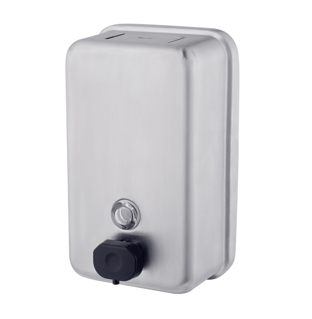 [55687] 122X1208X73mm Bradley Australia Map Vertical Satin SS Soap Dispenser