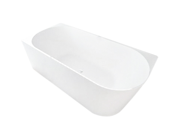 [50178] 1400*750*590mm Nova Left Hand Corner Gloss White Bathtub
