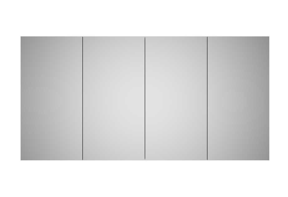 [56868] 1500*155*750mm Alpha PVC Shaving Cabinets