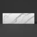 1500mm White Marble Look Sintered Stone Top Matte Finish Benchtop