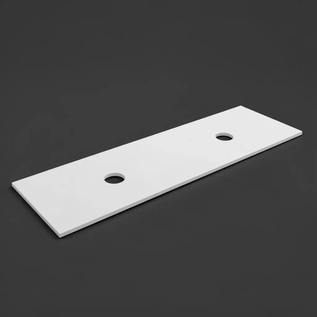 [56110] 1505X465X12mm Matte White Solid Surface Blanco Stone Top