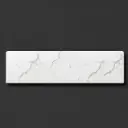 1800x465x15mm White Marble Look Sintered Stone Top Benchtop