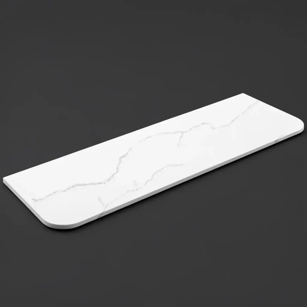 [56061] 1805X505X12mm Artic White Solid Surface Stone Top