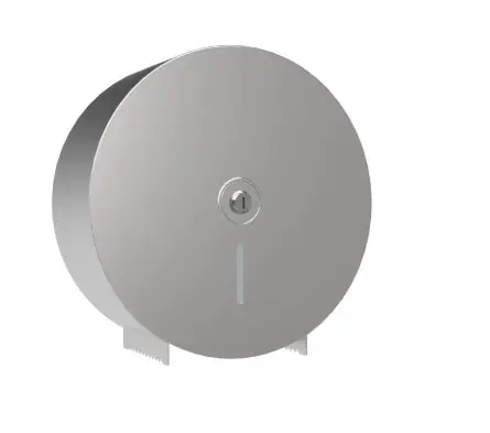 [55699] 265WX270HX120Dmm Bradley Australia Map Jumbo Toilet Tissue Satin SS Dispenser