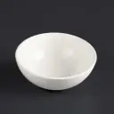 280x280x120mm Round Gloss White Ceramic Above Counter Basin Non-overflow