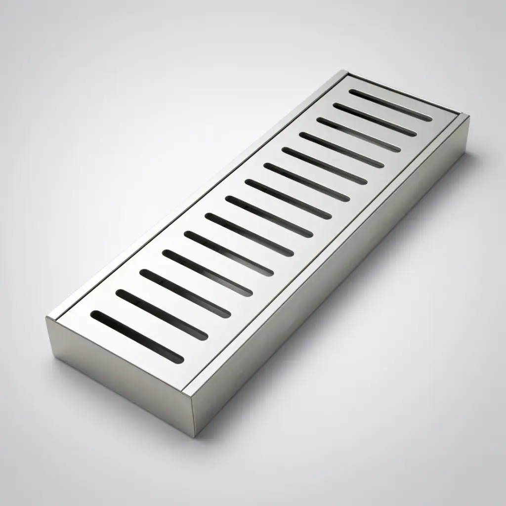 [41423] 300-5600mm Lauxes Aluminium Standard Floor Grate Drain Any Size Indoor Outdoor
