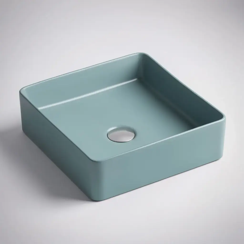 [50034] 360*360*110mm Etna Tango Grey Above Counter Square Basin