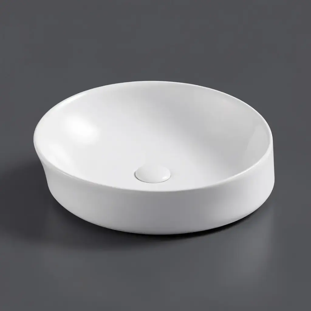[50120] 400*400*120mm Above Counter Round Basin