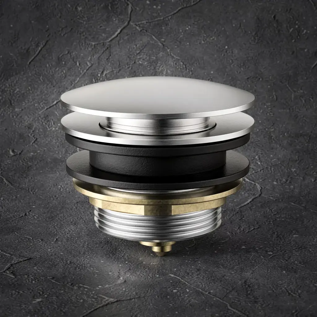 [44603] 40mm Bath Pop-Up Plug With Removabel Waste No Overflow Brushed Nickel