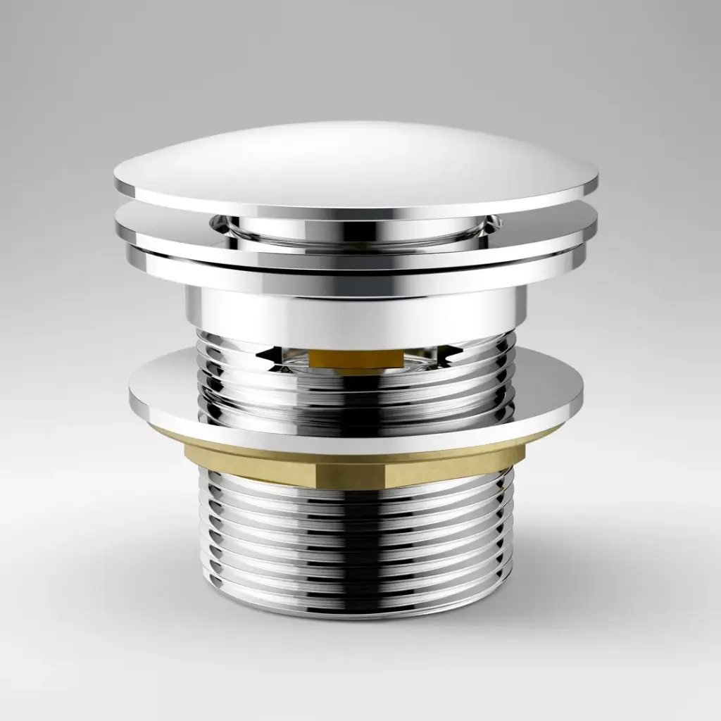 [44756] 40mm Bath Pop-Up Plug With Removabel Waste With Overflow Chrome