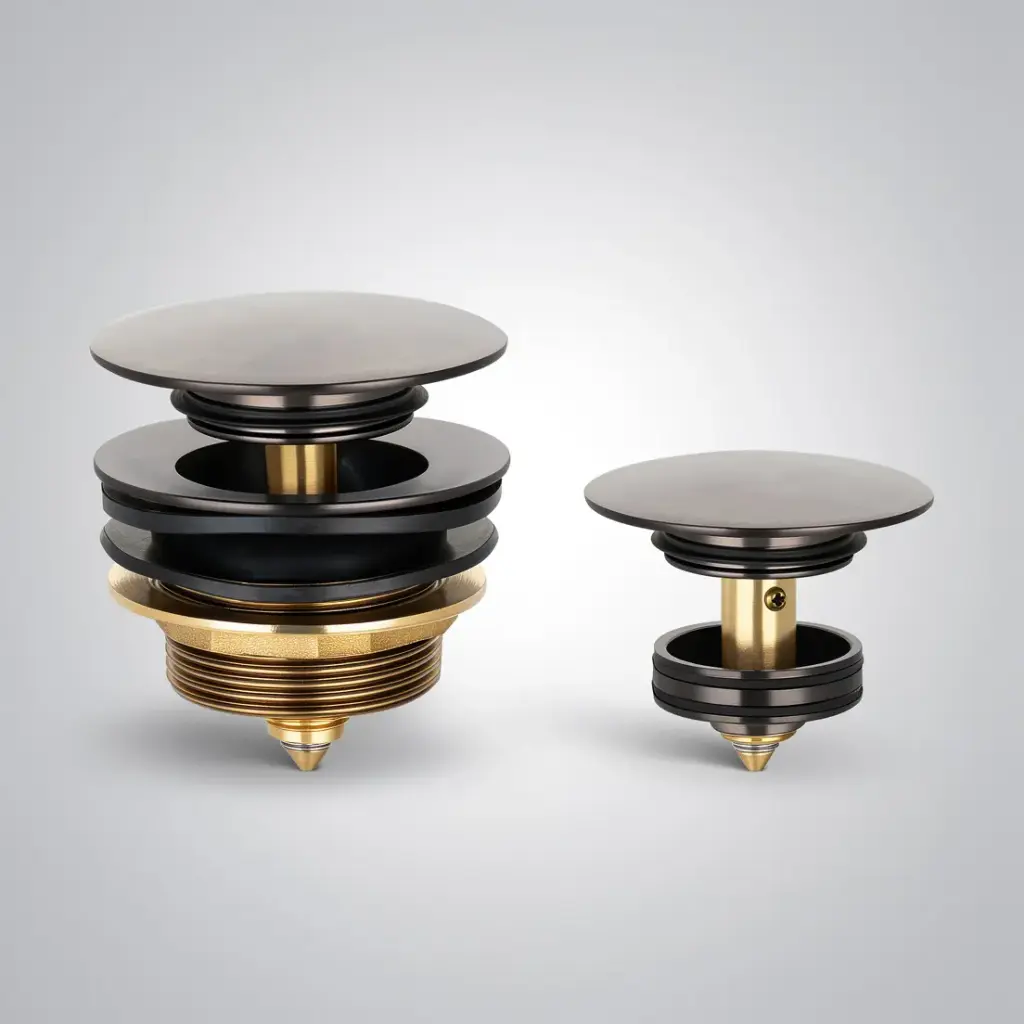 [55007] 40mm Non Overflow Pop-Up Waste Brushed Gun Metal