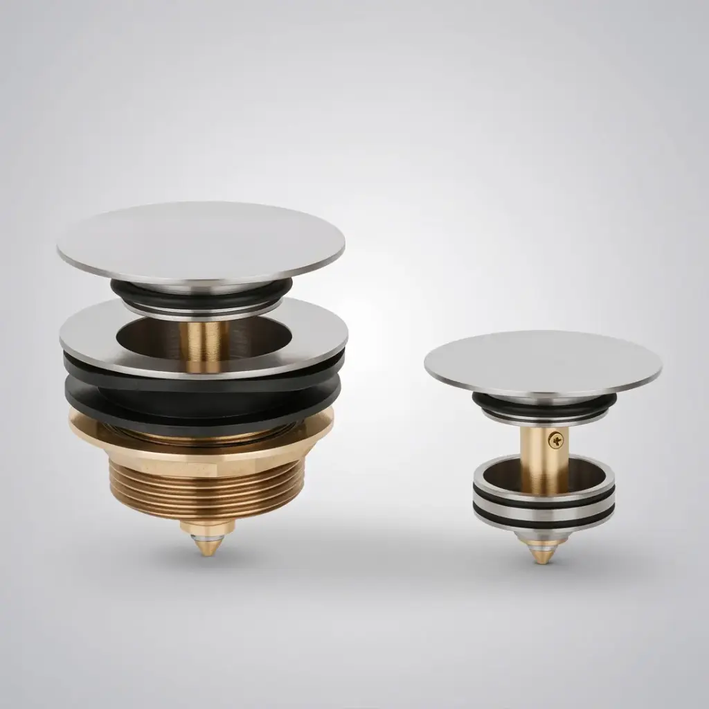 [55005] 40mm Non Overflow Pop-Up Waste Brushed Nickel