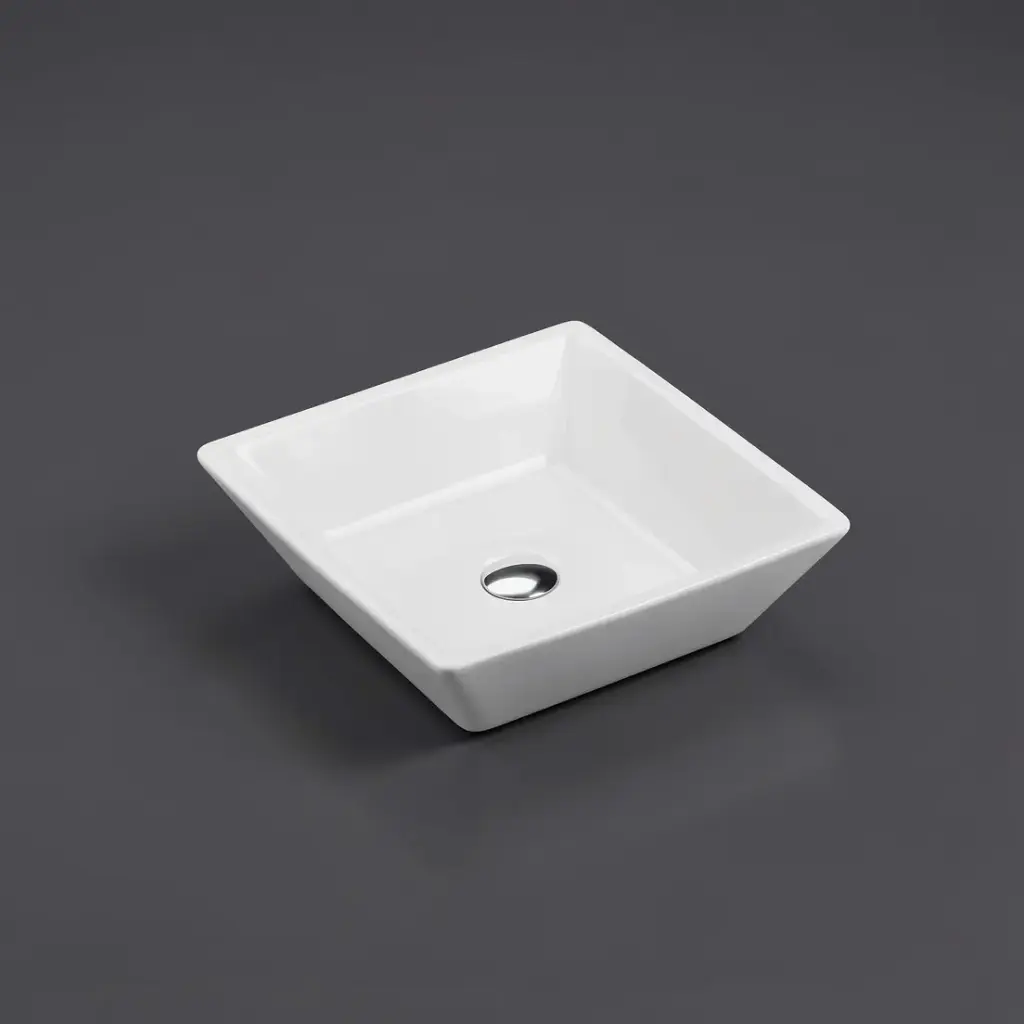 [50125] 410*410*120mm Above Counter Square Basin