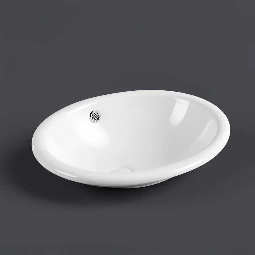[50068] 490*400*185mm Insert Round-Edge Basin