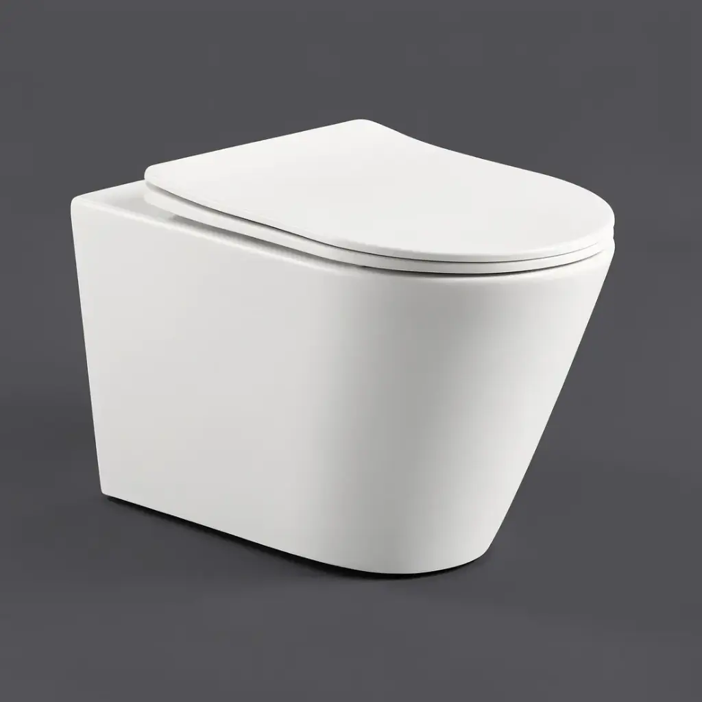 [56154] 520*360*350mm Gloss White Agena Tonardo Rimless Flush Wall-Hung Pan