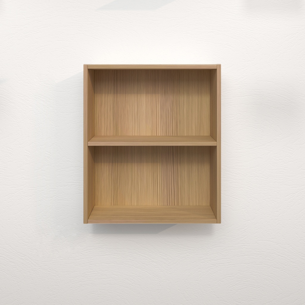 [94017/PJ-OC1] 450mm Natural Oak Laminated Particle Board Shelf Unit Open Shelf Cabinet
