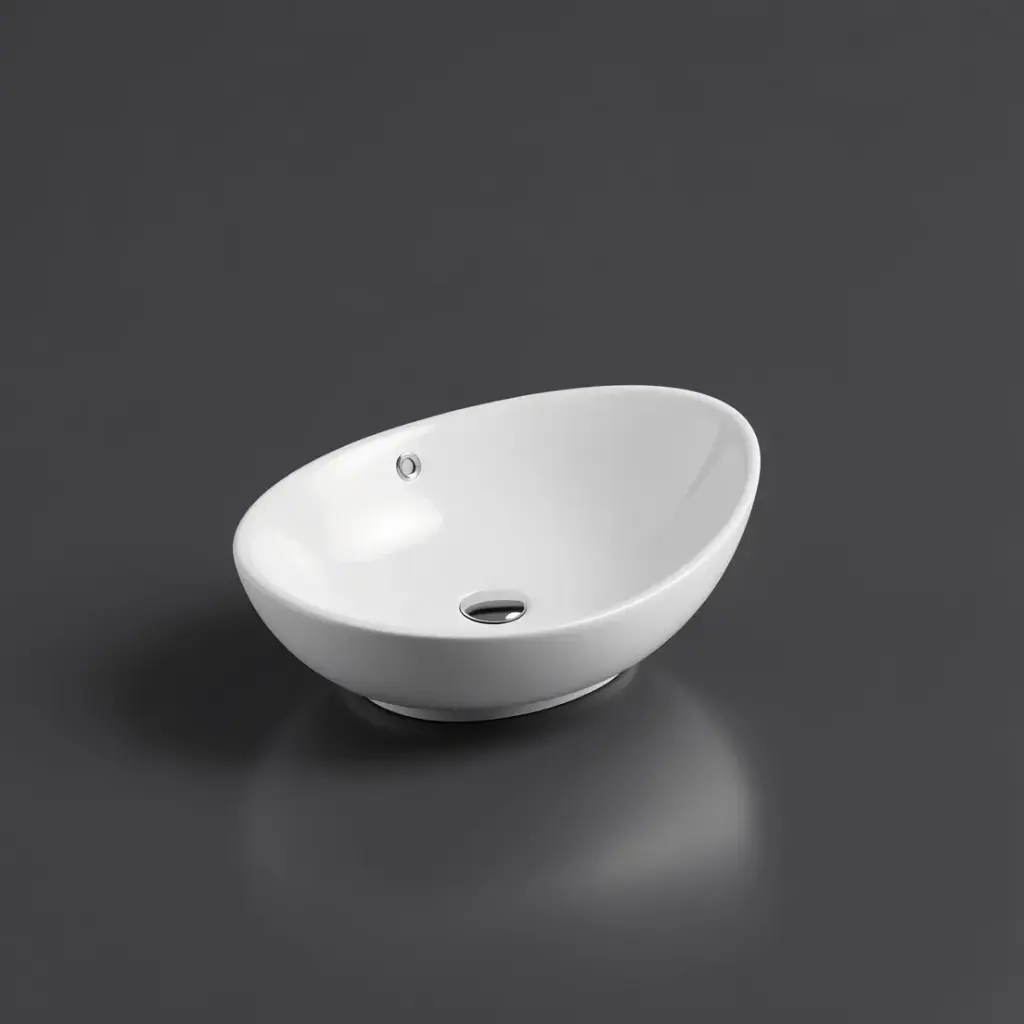 [50066] 590*390*195mm Above Counter Oval Basin