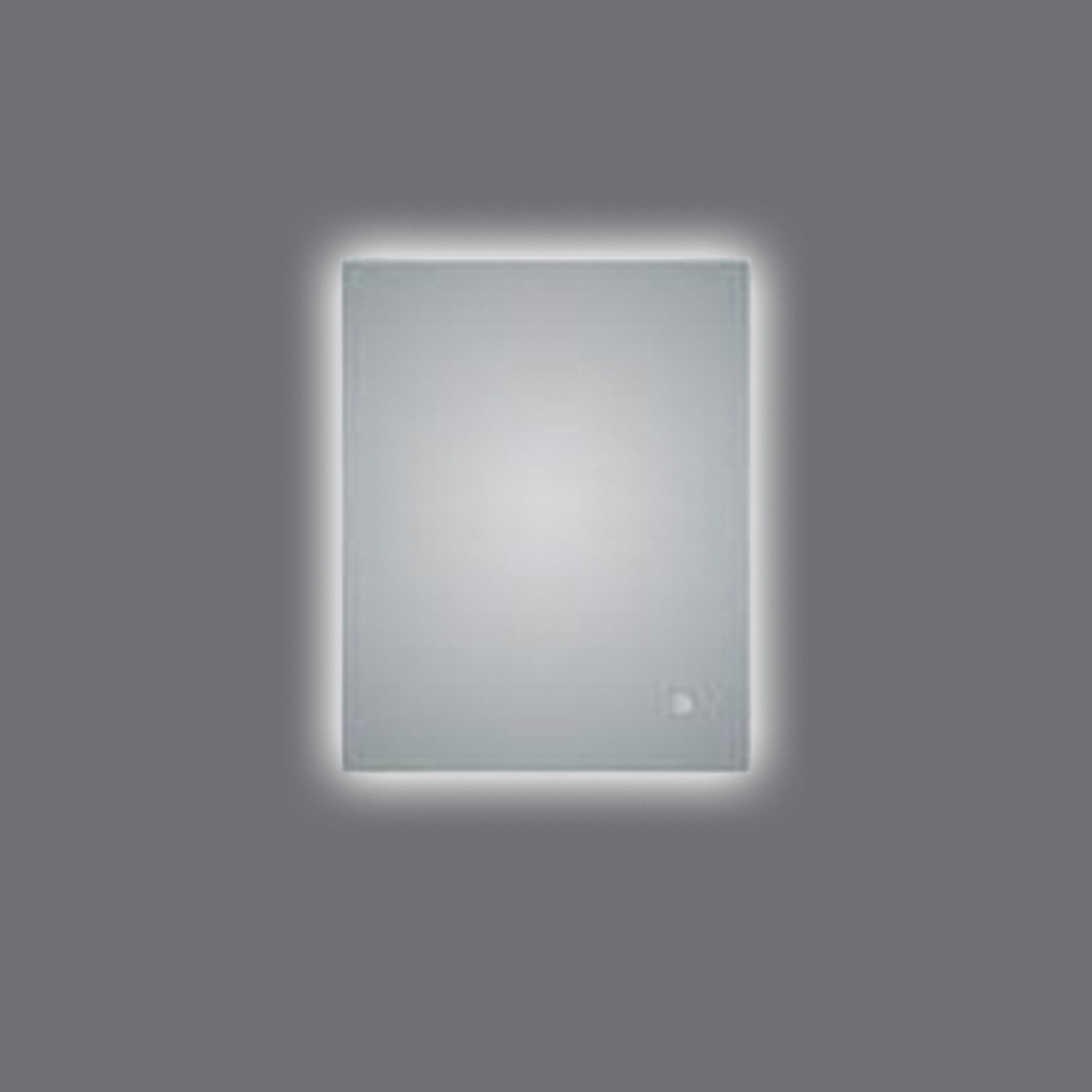 [41221] 600*750mm Sharpe Edgd 3 Color Lighting Backlit LED Mirror Touch Sensor Switch Defogger Pad Wall Mounted Vertical or Horizontal