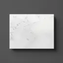 600x465x20mm Quartz Stone Top Gloss White Marble Look Silica-Free Caesarstone Benchtop