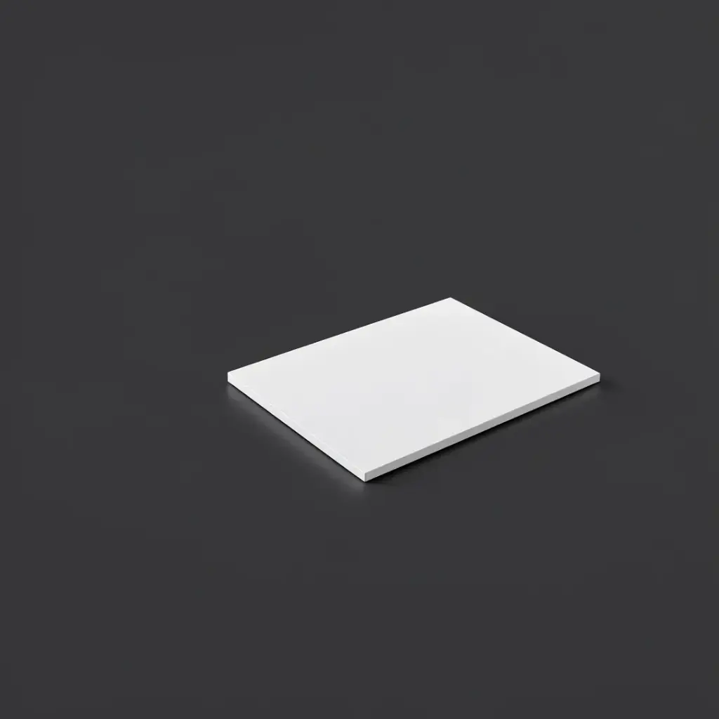 [56098] 605X465X12mm Matte White Solid Surface Blanco Stone Top