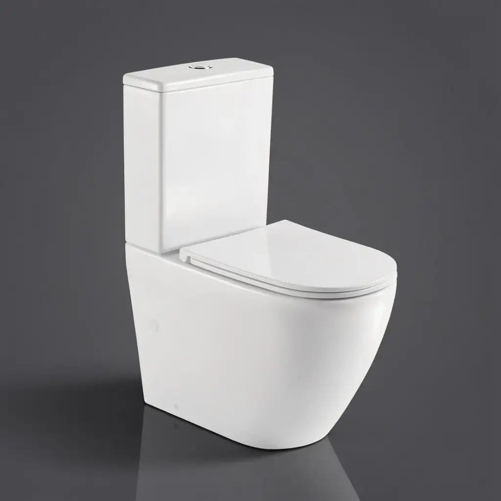 [50335] 665*380*845mm Norton Matt White Back To Wall Toilet Suite