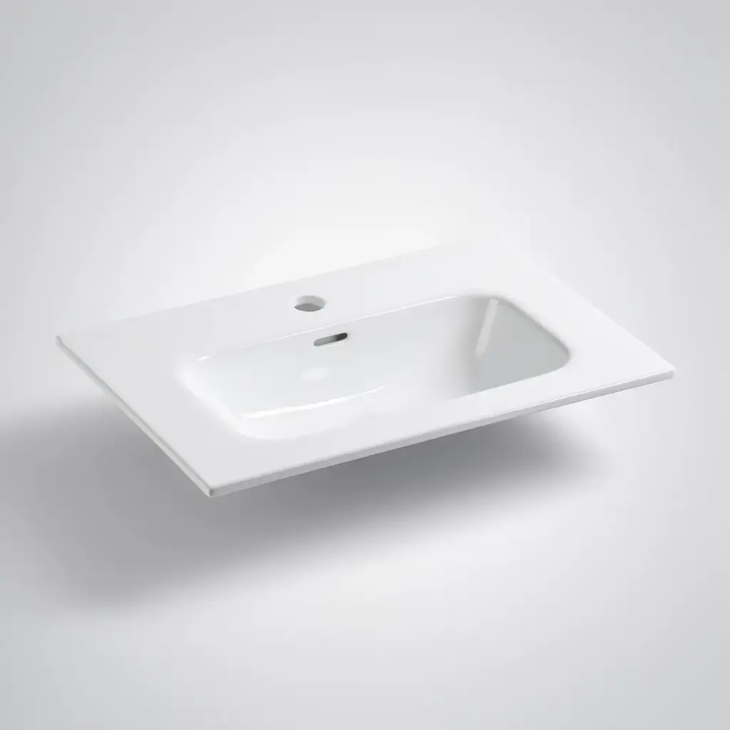 750x460x165mm Ora Basin Thin Edge Ceramic Top