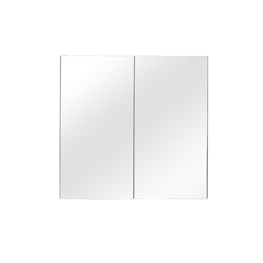 750mm Bathroom Shaving Cabinet PVC Gloss White 2PAC 2 Door Pencil Edge