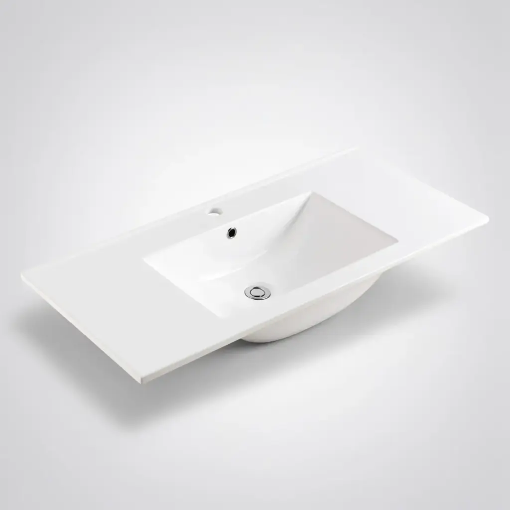 900L*460D*180HMM NANA GLOSS WHITE THIN EDGE CERAMIC TOP