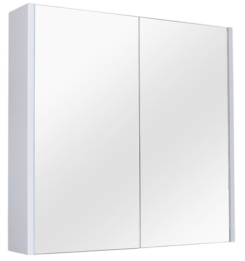 [93088/QSV900MW] 900mm Matte White MDF 2 Doors Pencil Edge Shaving Cabinet