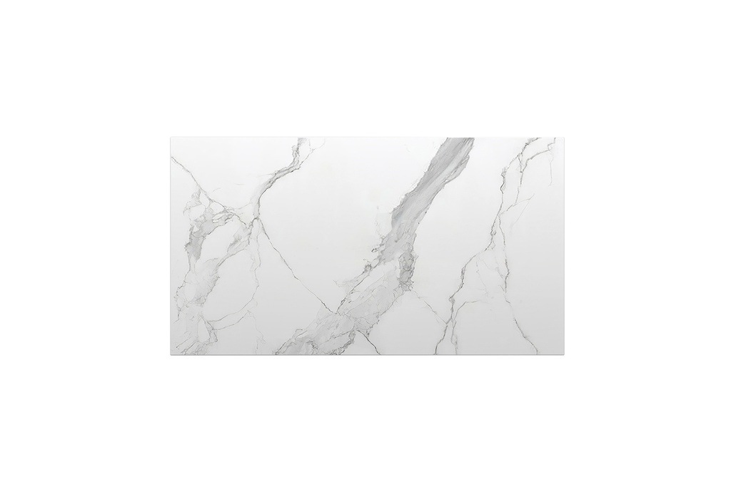 900mm White Marble Look Sintered Stone Top Matte Finish Benchtop