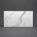 900mm White Marble Look Sintered Stone Top Matte Finish Benchtop
