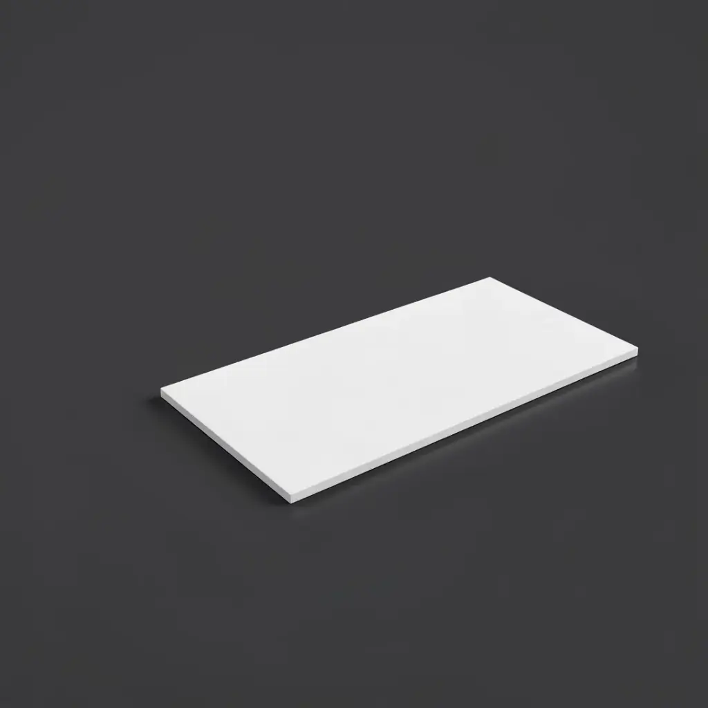 [56100] 905X465X12mm Matte White Solid Surface Blanco Stone Top