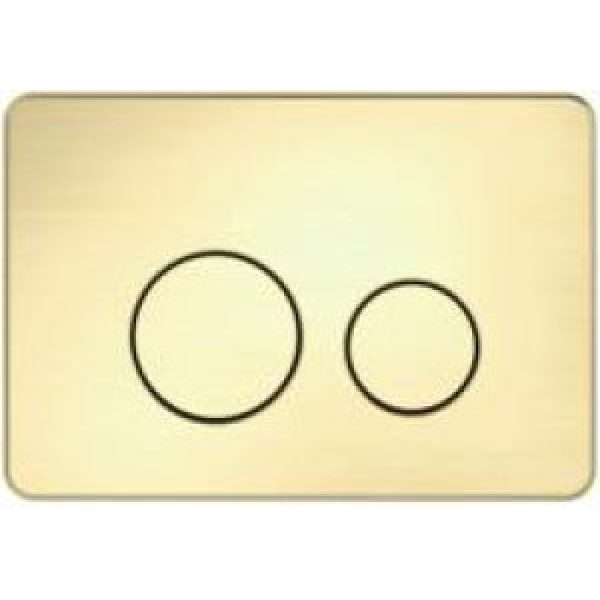 Access Plate Round Button Brushed Gold (Stainless Steel)