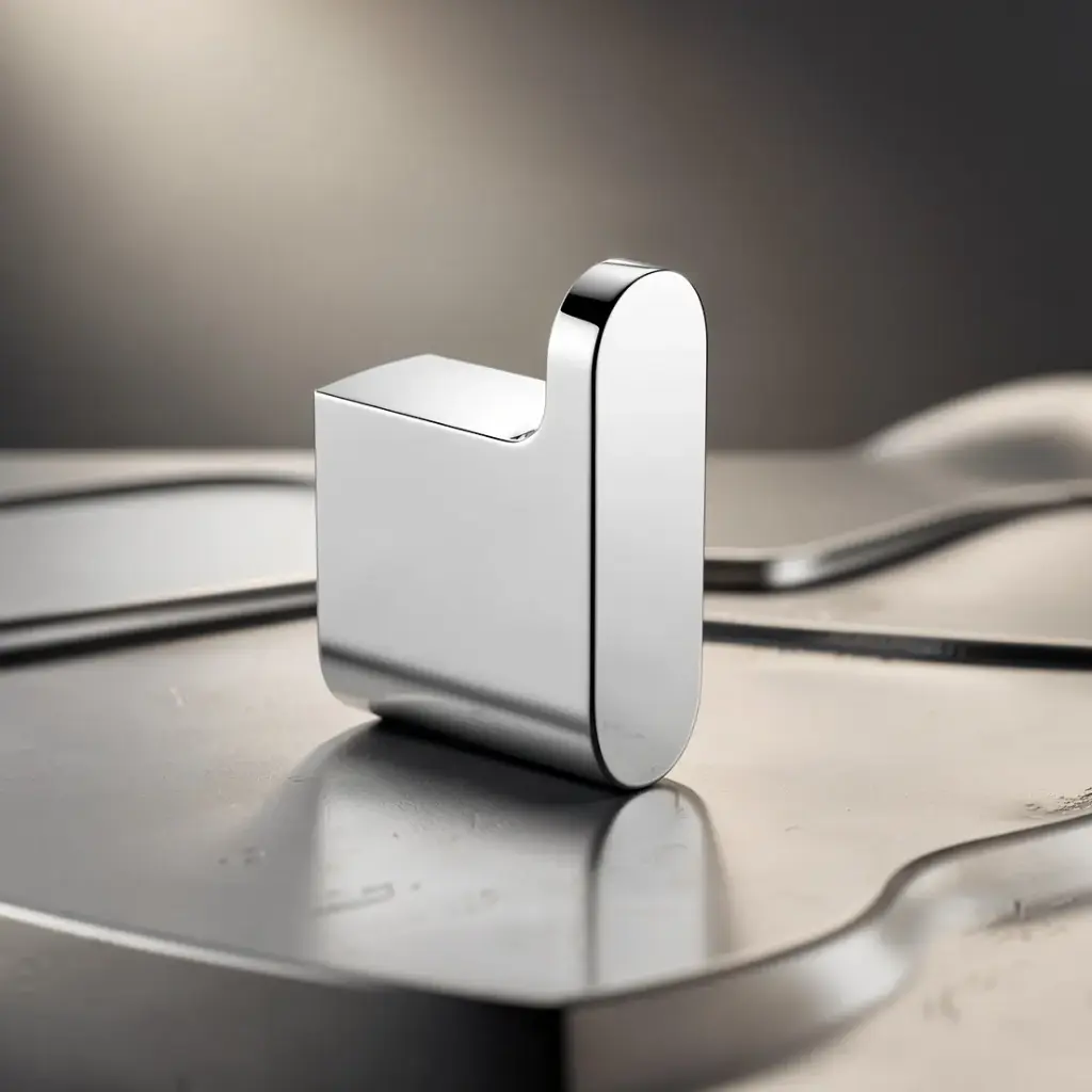 [40088] Au Chrome Round Robe Hook